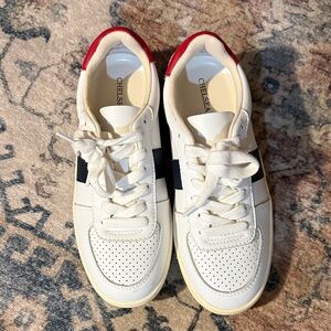 Chelsea & Violet White and Red Sneakers